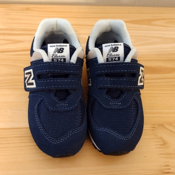 New Balance Other - New Balance 574 Core Bungee Sneakers Toddler size 9.5 New without tags Navy